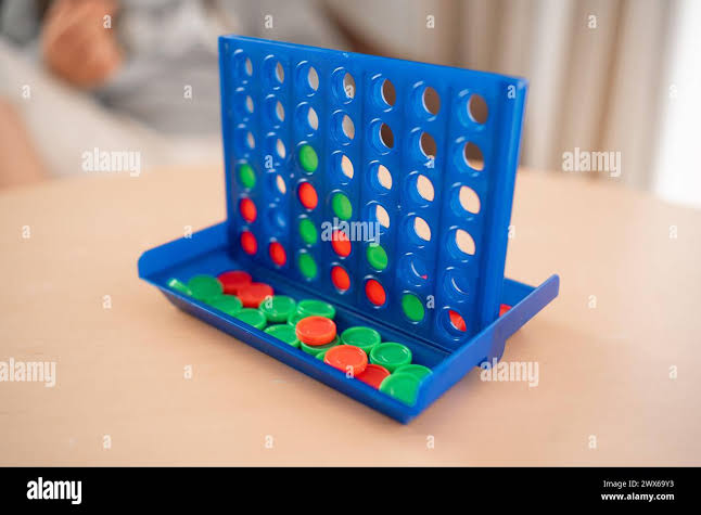 connect four stock image with watermarks
