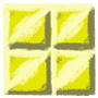 yellow tetris square block