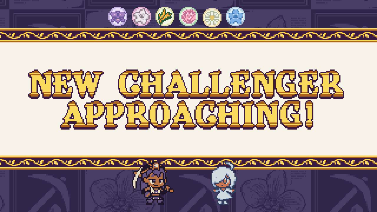 NEW CHALLENGER APROACHING map screen with arlet