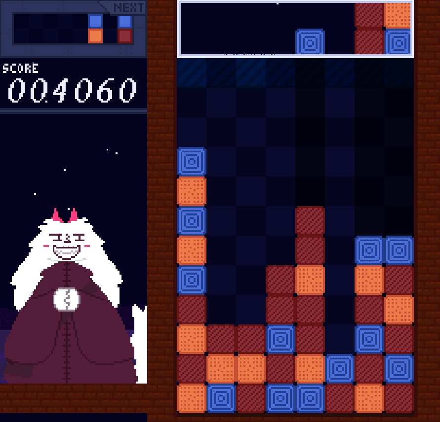in the court of the falling blocks screenshot