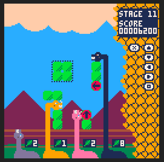 dino feast gameplay funny long dinosaur necks