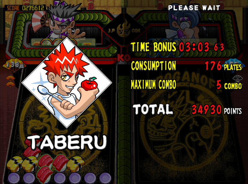 final round results of my 1cc