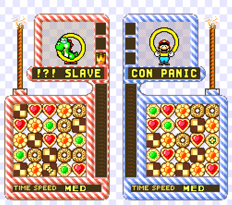 Maybe not the radioactive green one though. But maybe that's Yoshi's favorite. snes yoshi's cookie scary vs mode