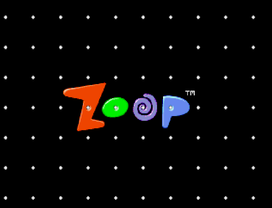 Zoop title screen