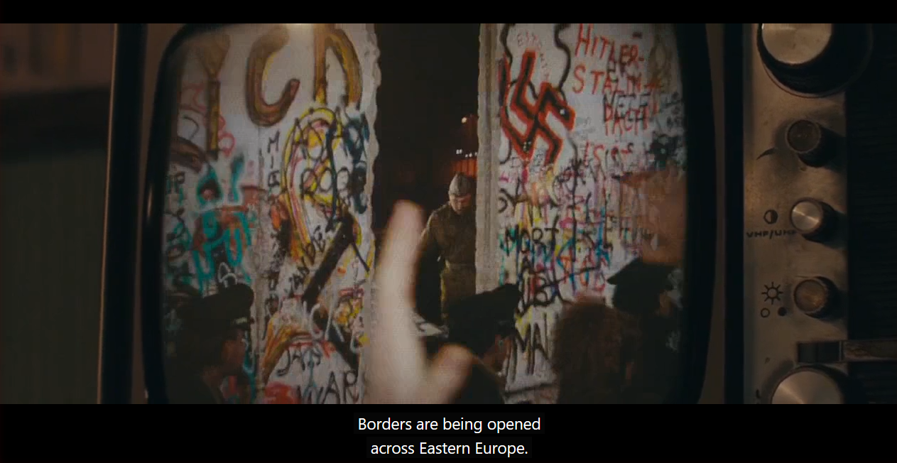 news report. Borders are being opened across Eastern Europe...