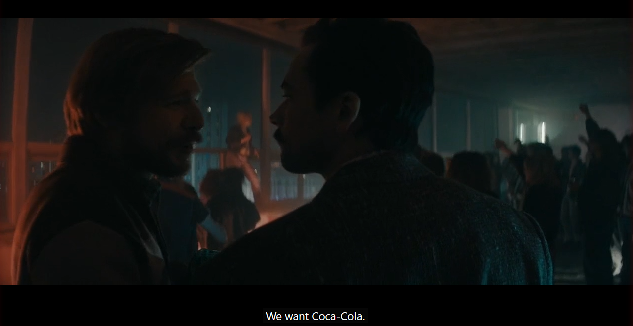 henk and alexey at the club. The people want coca cola!