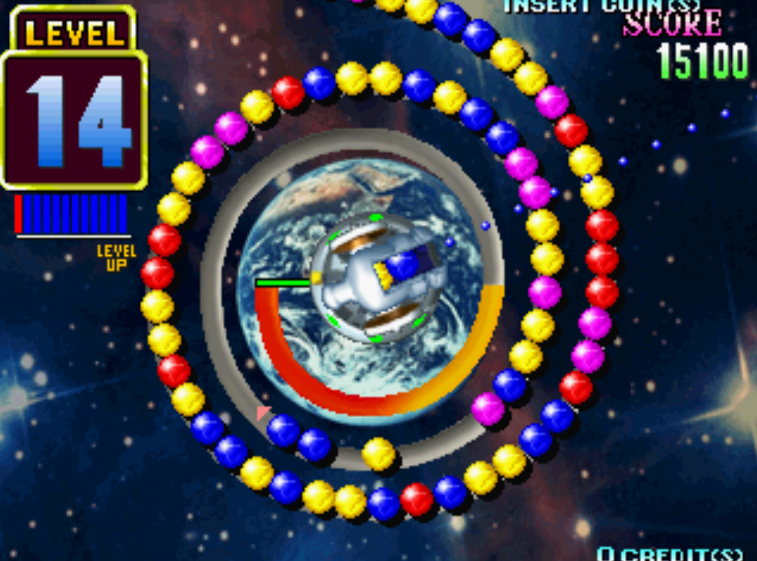 They stole everything from her...! Okay no I'm not really that big on saying these games stole from any others because the puzzle genre has always been very iterative between developers. But also they stole everything from her...! puzz loop colorful orbs spiraling around the earth