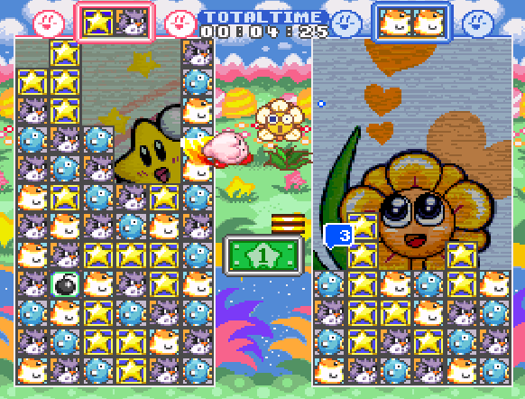 This game has the best cast of playable characters in anything because Lovely is there. And Chef Kawasaki star stacker gameplay with Lovely the flower